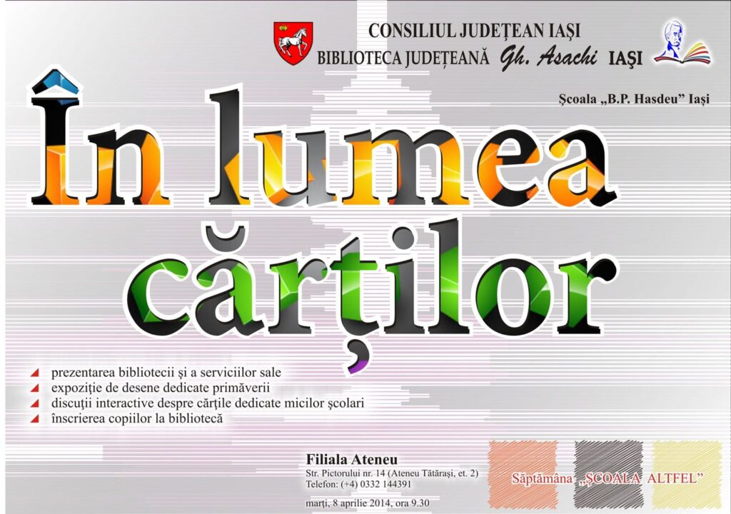 in lumea cartilor